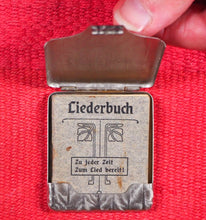 Load image into Gallery viewer, Kleines antikes. Liederbuch&gt;&gt;MINIATURE JUGENDSTIL SONGBOOK WITH ORIGINAL CASE&lt;&lt; Publication Date: 1900 CONDITION: VERY GOOD
