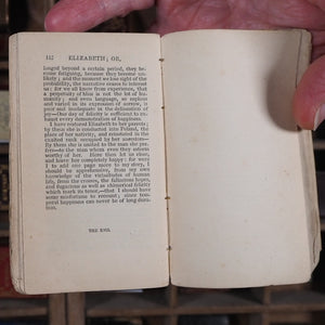 Rasselas: a Tale. [together with] Elizabeth; or, Exiles of Siberia. A Tale founded on facts, from the French of Madame Cottin. >>DOUBLE MINIATURE VOLUME<< Johnson, Samuel [with] Madame [Sophie] Cottin. Publication Date: 1835 CONDITION: GOOD