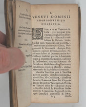 Load image into Gallery viewer, CONTARENI, Casparis [CONTARINI, Gasparo]. [patricii Veneti] De Republica Venetorum. Libri quinque. Item synopsis reip. Venete, et alii de eadem discursus politici. Lugd. Batavorum [Leiden]: Ex Officina Elzeviriana. 1628.
