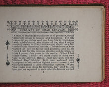 Load image into Gallery viewer, Omar Khayyam. Rubaiyat of Omar Khayyam. Edward Fitzgerald, translator. Bryce, David &amp; Son. Glasgow. 1904.
