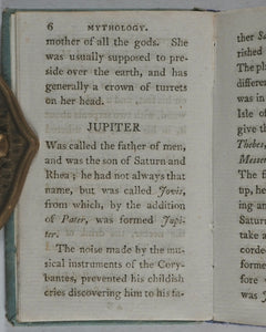 Mythology, or, Fabulous histories of the heathen deities. John Wallis, Ludgate Street. Printed by T. Gillet. 1803.
