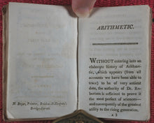 Load image into Gallery viewer, Compendium of Simple Arithmetic; in which the first rules of that pleasing Science are made familiar to the capacities of youth. Wallis, J. 16 Ludgate Street, and J. Harris, corner of St. Paul&#39;sChurchyard. London. 1803.
