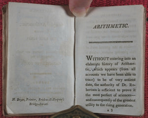 Compendium of Simple Arithmetic; in which the first rules of that pleasing Science are made familiar to the capacities of youth. Wallis, J. 16 Ludgate Street, and J. Harris, corner of St. Paul'sChurchyard. London. 1803.
