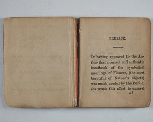 Ivery, Miss Ann. Pocket Language of Flowers. Published by Ewins, S.D. London. Undated. Circa 1858.