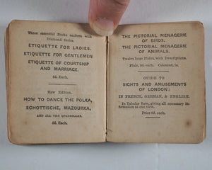Ivery, Miss Ann. Pocket Language of Flowers. Published by Ewins, S.D. London. Undated. Circa 1858.