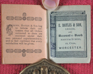 Brief Description of Worcester Cathedral. From E. Baylis & Son's Sixpenny Picturesque Guide. Bayliss, Eben.[ezer] & Son. Cross. Worcester. Circa 1911.