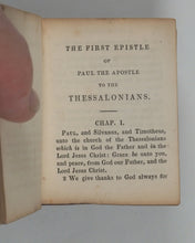 Load image into Gallery viewer, Bible, N.T., English, Epistles of Paul the Apostle to the Ephesians, Galatians, Philipians, Colossians, and Thessalonians. Hamilton, Adams &amp; Co. [London]. 1832

