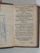 Load image into Gallery viewer, KEMPIS, Thomas à. De Imitatione Christi Libri Quatuor. [Imitation of Christ] Antwerp: Prostant apud viduam &amp; filium Joannis Baptistæ Verdussen, 1696. >>MINIATURE PRAYER-BOOK<<
