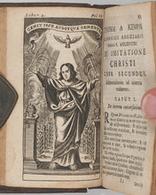 Load image into Gallery viewer, KEMPIS, Thomas à. De Imitatione Christi Libri Quatuor. [Imitation of Christ] Antwerp: Prostant apud viduam &amp; filium Joannis Baptistæ Verdussen, 1696. >>MINIATURE PRAYER-BOOK<<
