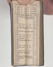 Load image into Gallery viewer, London Almanac for the year of Christ 1846. Company of Stationers. London. [1845]. >>CURIOUS FINGER FORMAT MINIATURE LONDON ALMANAC<<
