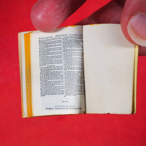 Holy Bible Containing The Old And New Testaments: Translated Out Of The Original Tongues. >>MINIATURE BRYCE BIBLE<< Publication Date: 1901 CONDITION: VERY GOOD