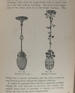 Practical Electric Light Fitting. A Treatise on the Wiring and Fitting-up of Buildings deriving Current from central station mains ... F.C.Allsop (author). London: Whittaker & Co., Paternoster Square. 1892 First edition.