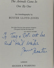 Load image into Gallery viewer, The Animals Came in One By One. An Autobiography of Buster Lloyd-Jones. London, Secker &amp; Warburg. 1966.
