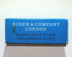 Rider Waite Tarot. Rider & Company, London. 1970.