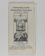 Load image into Gallery viewer, Oswald Wirth Tarot Deck. First edition, published by U.S. Games Systems, 1976. First edition.
