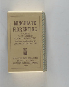 Minchiate Fiorentine Tarot, by Vito Arienti (Author). Edizione Del Solleone. 1980. Limited Numbered Edition