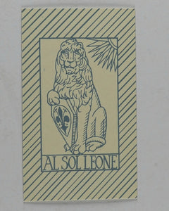 Minchiate Fiorentine Tarot, by Vito Arienti (Author). Edizione Del Solleone. 1980. Limited Numbered Edition