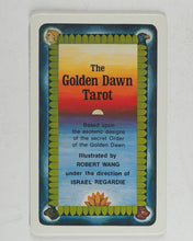 Load image into Gallery viewer, GOLDEN DAWN TAROT DECK. Robert Wang.  U.S. Game Systems. 1978.
