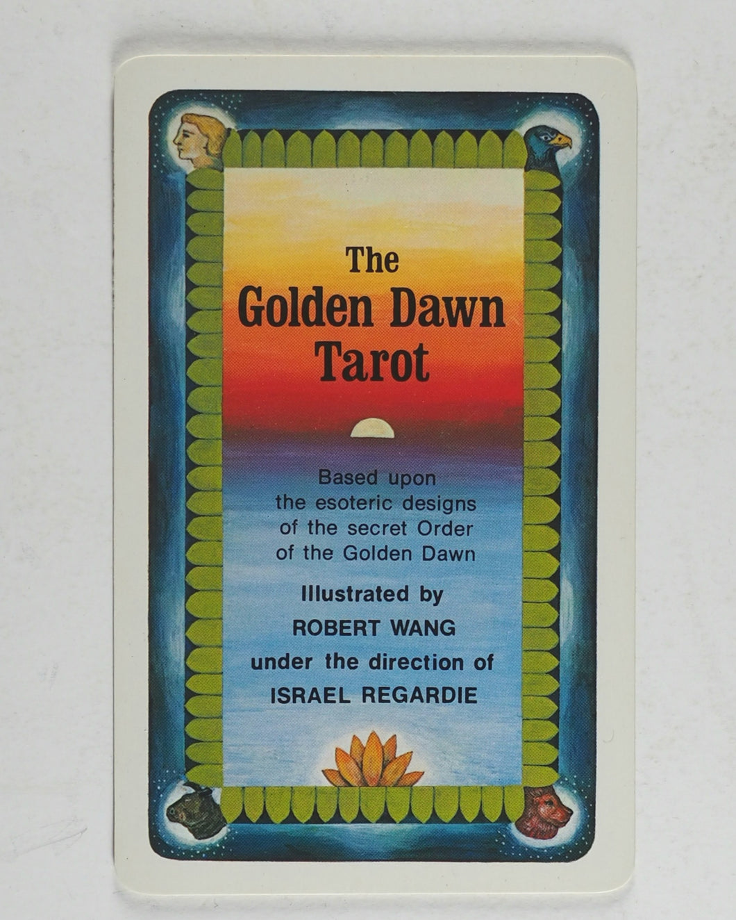 GOLDEN DAWN TAROT DECK. Robert Wang.  U.S. Game Systems. 1978.