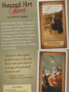 Sacred Art Tarot Deck Cards. André St. Dryden. U.S. Games Systems Inc. 2008