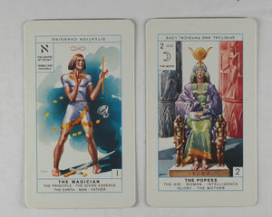 Cagliostro Tarot 184 Card Deck. Dr. Marius. First edition. Graphic Arts, Modiano, Trieste, Italy. 1975.