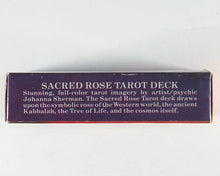 Load image into Gallery viewer, Sacred Rose Tarot Deck. Johanna Gargiulio-Sherma. U.S. Games Systems Inc. 1982.
