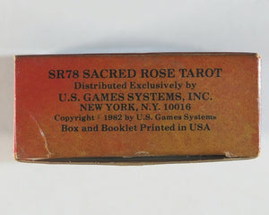 Sacred Rose Tarot Deck. Johanna Gargiulio-Sherma. U.S. Games Systems Inc. 1982.