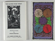 Load image into Gallery viewer, Sacred Rose Tarot Deck. Johanna Gargiulio-Sherma. U.S. Games Systems Inc. 1982.
