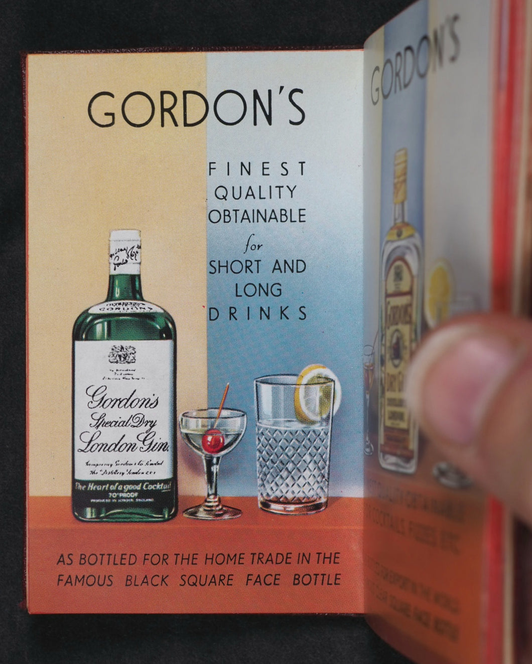 Recipes for Cocktails and other mixed Drinks. Tanqueray, Gordon & Co. Ltd. London. Circa 1950.