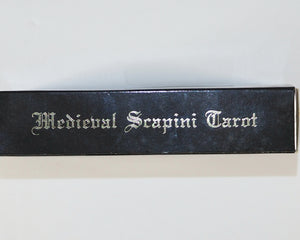 Medieval Scapini Tarot. Luigi Scapini. U.S. Games Systems Inc. SM78. Printed in Switzerland by A.G. Muller. 1985. ISBN 0880790318.