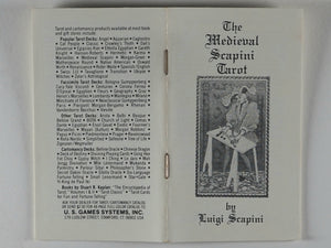 Medieval Scapini Tarot. Luigi Scapini. U.S. Games Systems Inc. SM78. Printed in Switzerland by A.G. Muller. 1985. ISBN 0880790318.