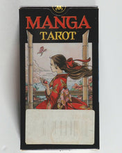 Load image into Gallery viewer, Manga Tarot. Riccardo Minetti. Artwork by Anna Lazzarinin. Lo Scarabeo, Torino. 2006. ISBN 9788883955273.
