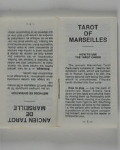 Load image into Gallery viewer, Tarot of Marseilles. Ancien Tarot de Marseille. B.P. Grimaud, Paris, France. 1982.
