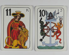 Load image into Gallery viewer, Prager Tarot. Stuart R. Kaplan. A.G. Müller &amp; Cie. Switzerland. U.S. Games Systems, Inc. 38 East 32nd Street, New York City 10016. 1980
