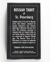 Load image into Gallery viewer, Russian Tarot of St. Petersburg Deck. Yury Shakov. U.S. Games Systems Inc. 1992. ISBN 0880795832.
