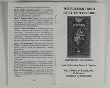 Load image into Gallery viewer, Russian Tarot of St. Petersburg Deck. Yury Shakov. U.S. Games Systems Inc. 1992. ISBN 0880795832.
