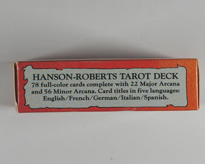 Hanson-Roberts Tarot Deck. Illustrated by Mary Hanson-Roberts. U.S. Games Systems Inc. 1985. ISBN 0880790792