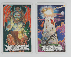 Hanson-Roberts Tarot Deck. Illustrated by Mary Hanson-Roberts. U.S. Games Systems Inc. 1985. ISBN 0880790792