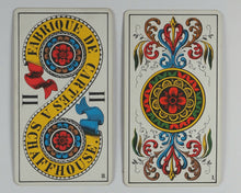 Load image into Gallery viewer, Tarot cards &#39;IJJ&#39;. A.G. Müller &amp; Cie. Switzerland. Fabriqué de Cartes à Schaffhouse. Waddingtons Playing Card Co. Ltd. 19701970
