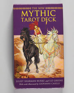 New Mythic Tarot Deck. Juliet Sharman-Burke and Liz Greene. Eddison Sadd Editions. Rider Books. 2009. 9781846041785