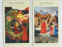 Load image into Gallery viewer, New Mythic Tarot Deck. Juliet Sharman-Burke and Liz Greene. Eddison Sadd Editions. Rider Books. 2009. 9781846041785
