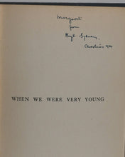 Load image into Gallery viewer, When We Were Very Young. A.A.Milne. Ernest H. Shepard. Methuen &amp; Co. Ltd. 1924
