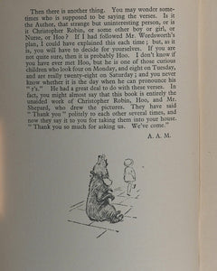 When We Were Very Young. A.A.Milne. Ernest H. Shepard. Methuen & Co. Ltd. 1924