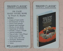Load image into Gallery viewer, Tarot Classic Deck. Stuart R. Kaplan. A.G. Muller, Switzerland. U.S. Games Systems. U.S.A. Waddingtons, London. 1974.
