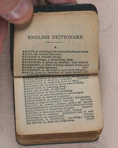 Bryce's Thumb English Dictionary. Bryce, David & Son. Glasgow. [1892].