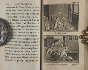 Conversations d'une Petite Fille avec sa Poupée, suivies de l'Histoire de la Poupée; Mme. de Renneville. Ouvrage orné de onze gravures. Troisième édition. Paris. Ledentu, Librairie, Quai des Augustins, No. 31. 1822.