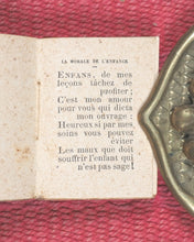 Load image into Gallery viewer, Morel de Vindé. La Morale de L'Enfance. Quatrains Moraux. Pairault, P. et Cie. Paris. 1896.

