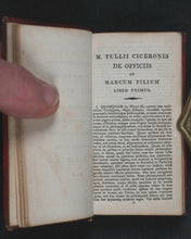 Load image into Gallery viewer, Cicero, Marcus Tullius. De Officiis. De Senectute et de Amicitia [Duties of Management and Friendship]. Pickering, G. 31, Lincoln&#39;s Inn Fields. [London]. 1821.
