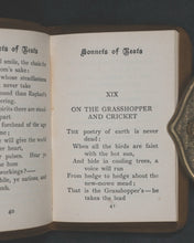 Load image into Gallery viewer, Keats, John. Sonnets from Keats. Nimmo, Hay &amp; Mitchell. Edinburgh. Circa 1910.
