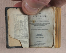 Load image into Gallery viewer, Holy Bible Containing The Old And New Testaments: Translated Out Of The Original Tongues. &gt;&gt;MINIATURE BRYCE BIBLE&lt;&lt; David Bryce &amp; Son. Glasgow. 1901.
